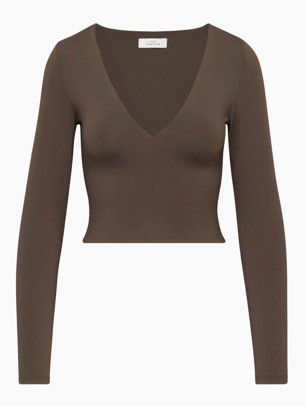 Aritzia Babaton Contour V-Neck Long Sleeve